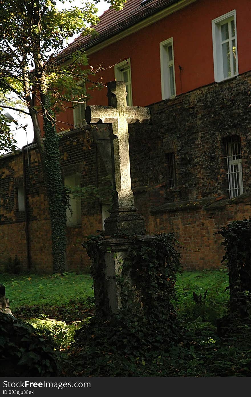 Grave at cemetery. Grave at cemetery