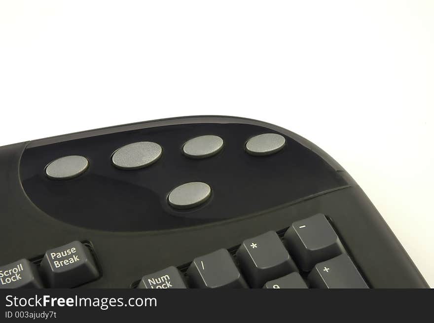 Keyboard With Blank Function Keys