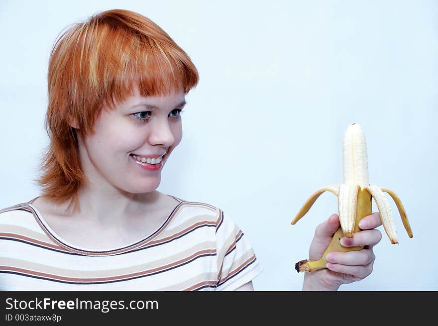 Girl With Banana