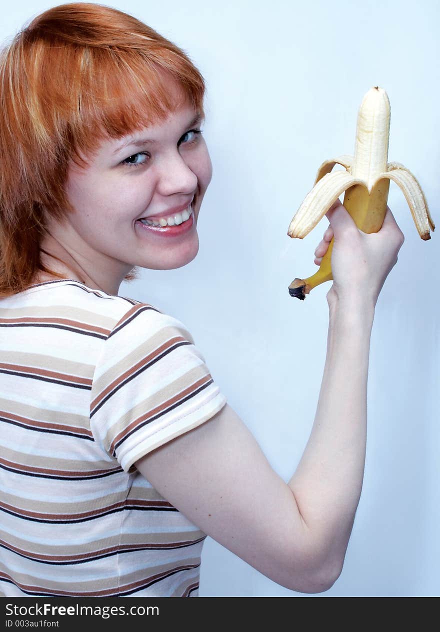 Girl With Banana