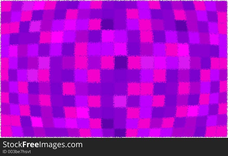 Bloated purple background using squares. Bloated purple background using squares