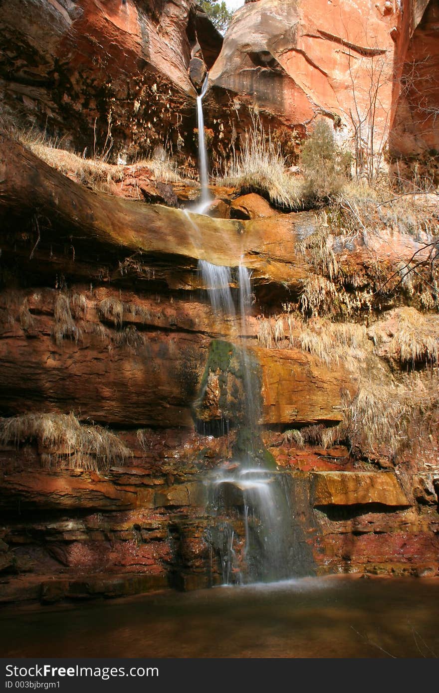 Thin Waterfall Cascade