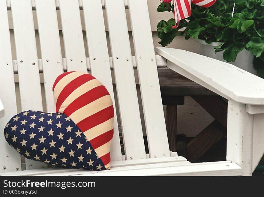 Patriotic chair