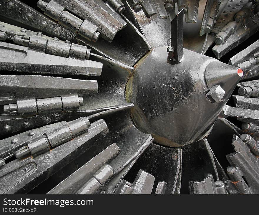 Railroad Snowplow Closeup