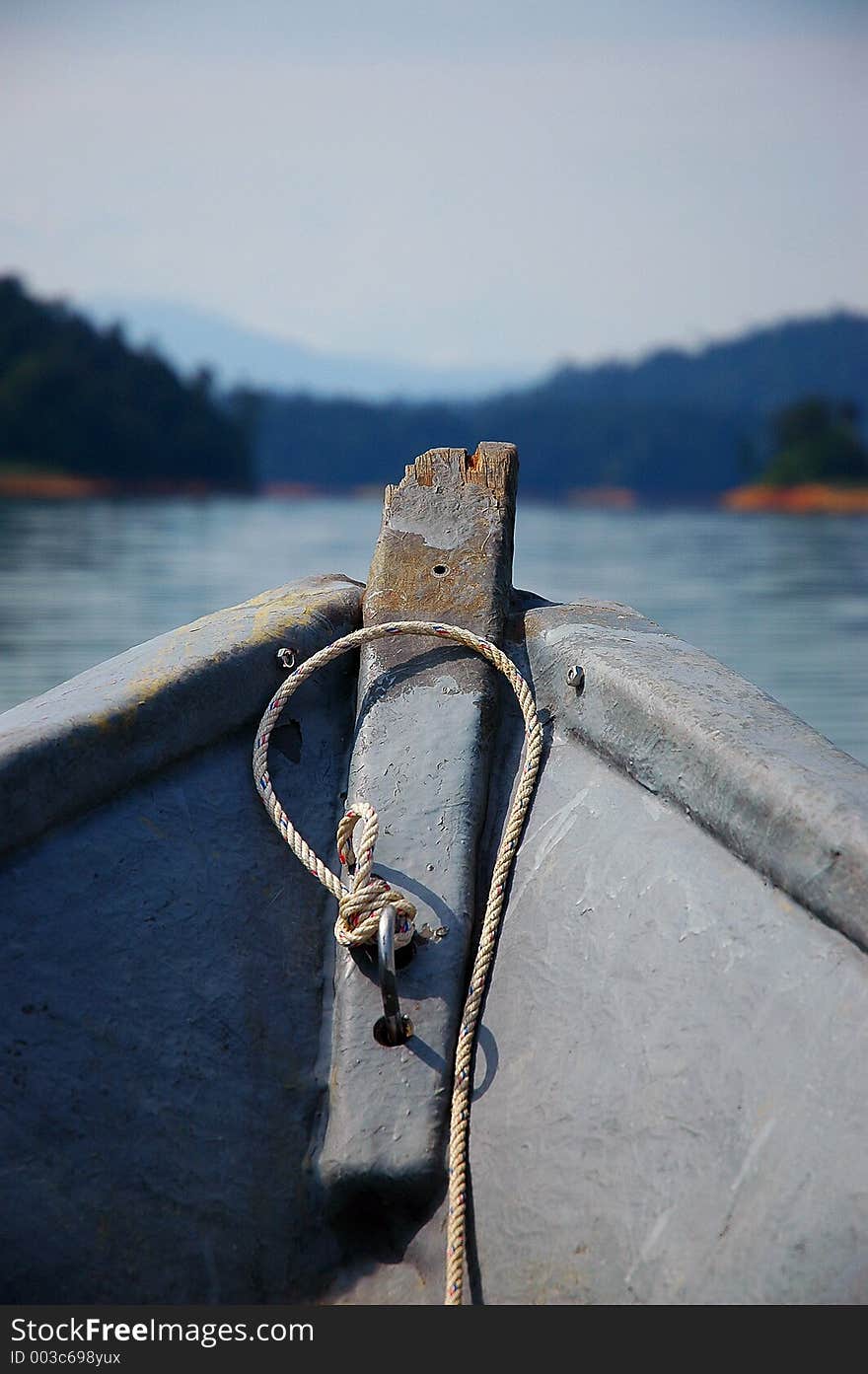 Boat Head on Lake Kenyir. Boat Head on Lake Kenyir