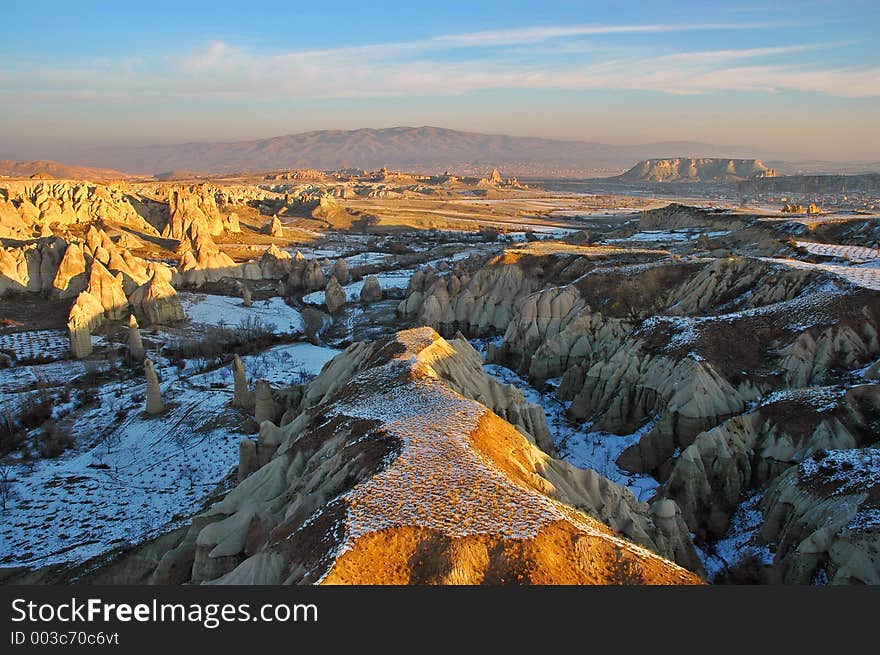 Taken from a hot air balloon in Cappadocia (Turkey). Taken from a hot air balloon in Cappadocia (Turkey)