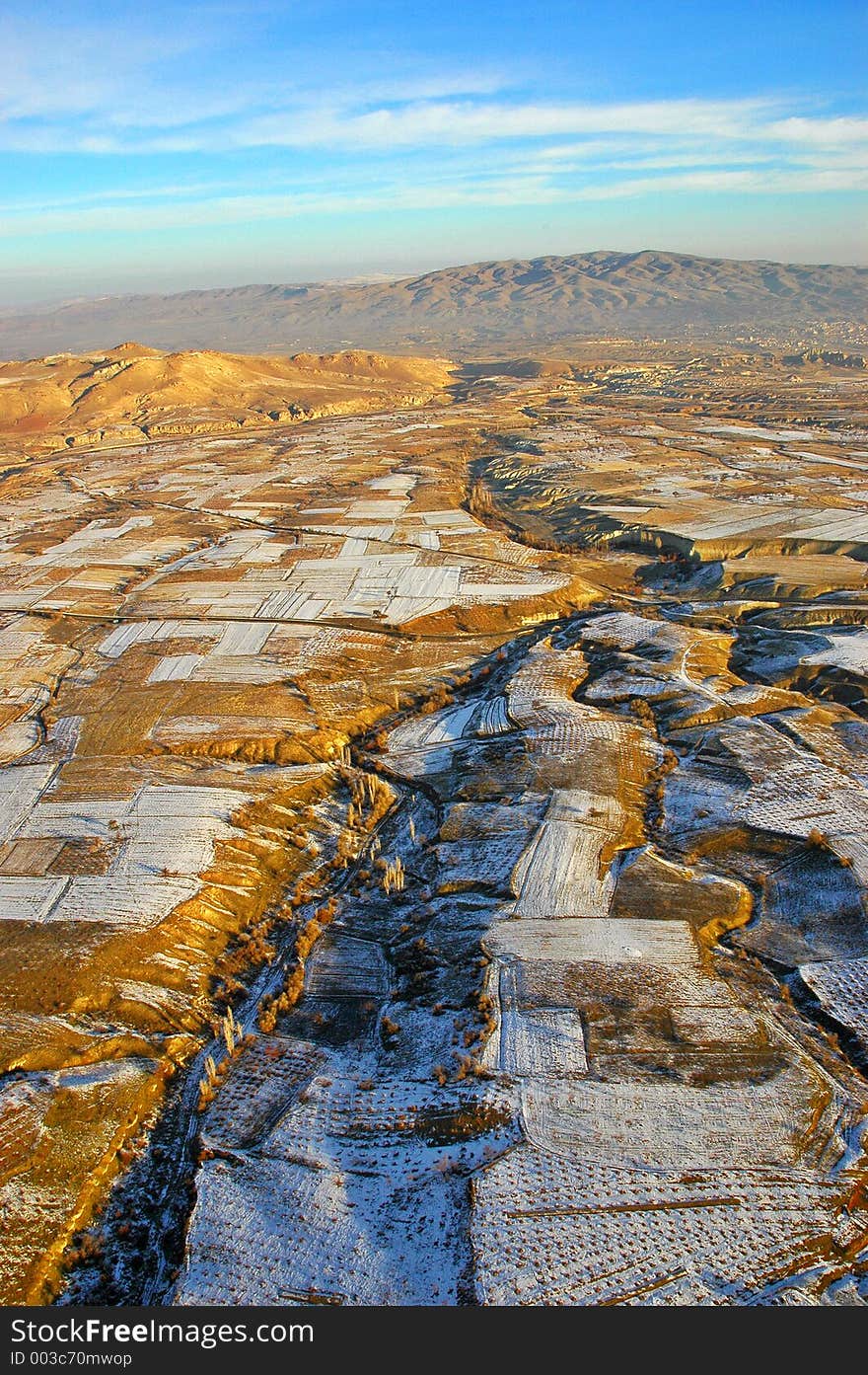 Taken from a hot air balloon in Cappadocia (Turkey). Taken from a hot air balloon in Cappadocia (Turkey)