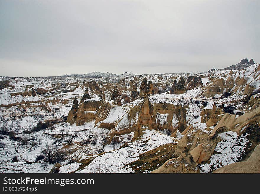 Valley of the Birds in Cappadocia. This is where they shot Star Wars Episode 1