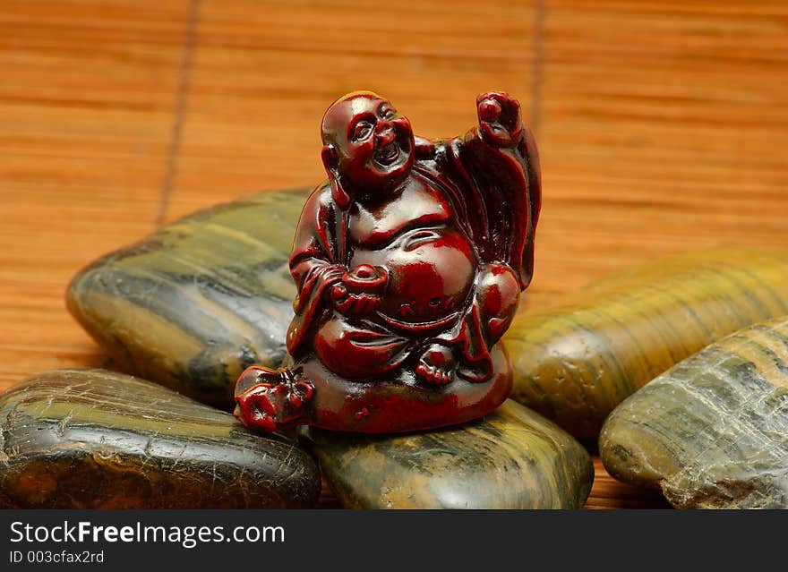 Photo of a Budha on Stones