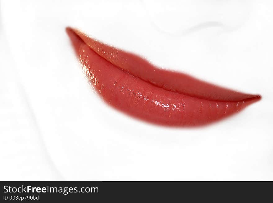 Woman lips