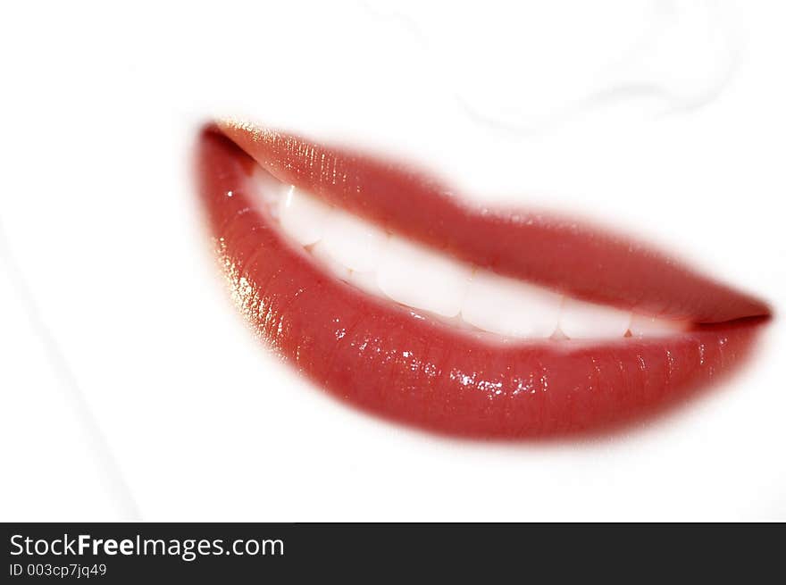 Woman lips