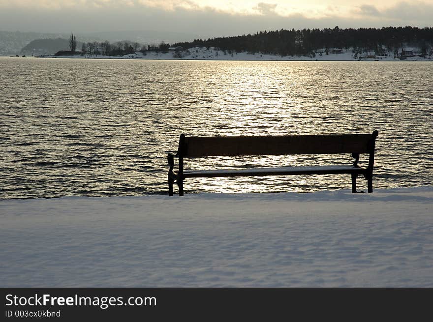 Bench At Sunrise