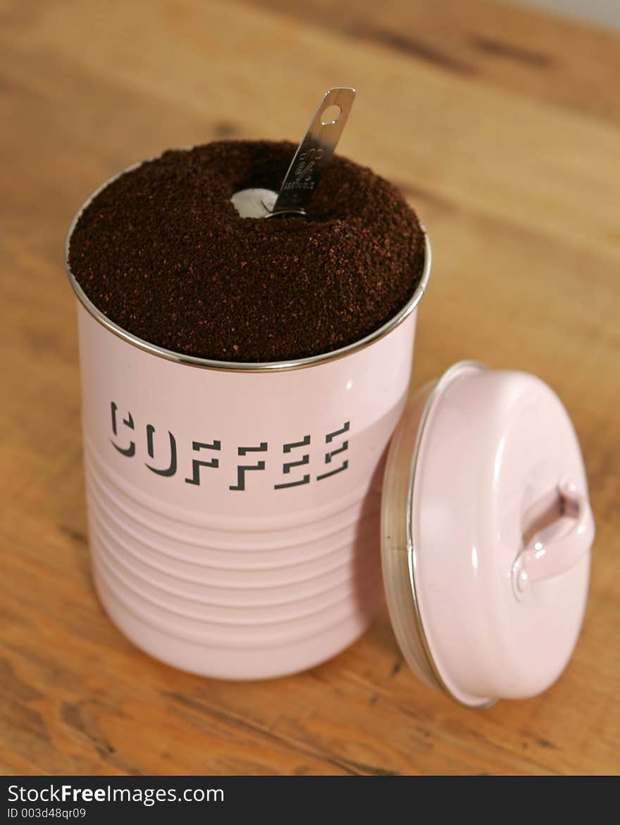 Coffee in a canister