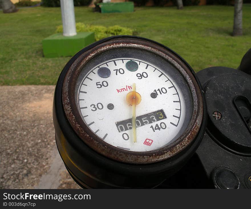 Rusted Speedometer