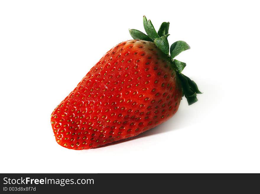 Strawberry isolated agains a white background. Strawberry isolated agains a white background