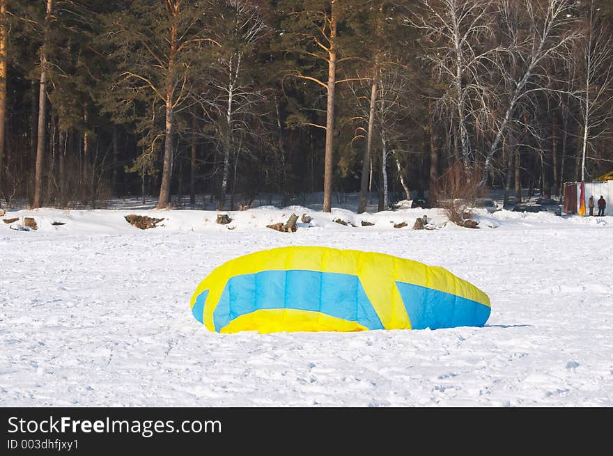 Landing kite. Landing kite