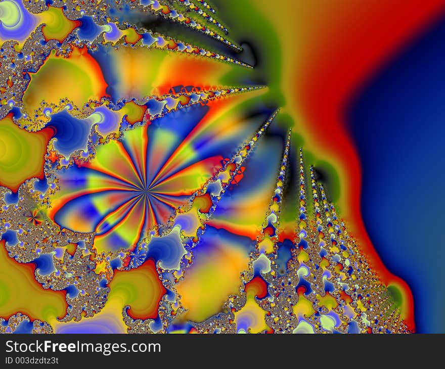 ABSTRACT FRACTAL BACKGROUND. ABSTRACT FRACTAL BACKGROUND