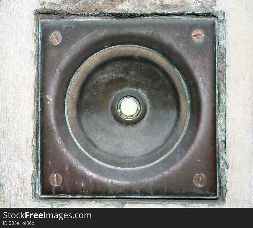 Old fashioned door bell taken in central london. Old fashioned door bell taken in central london