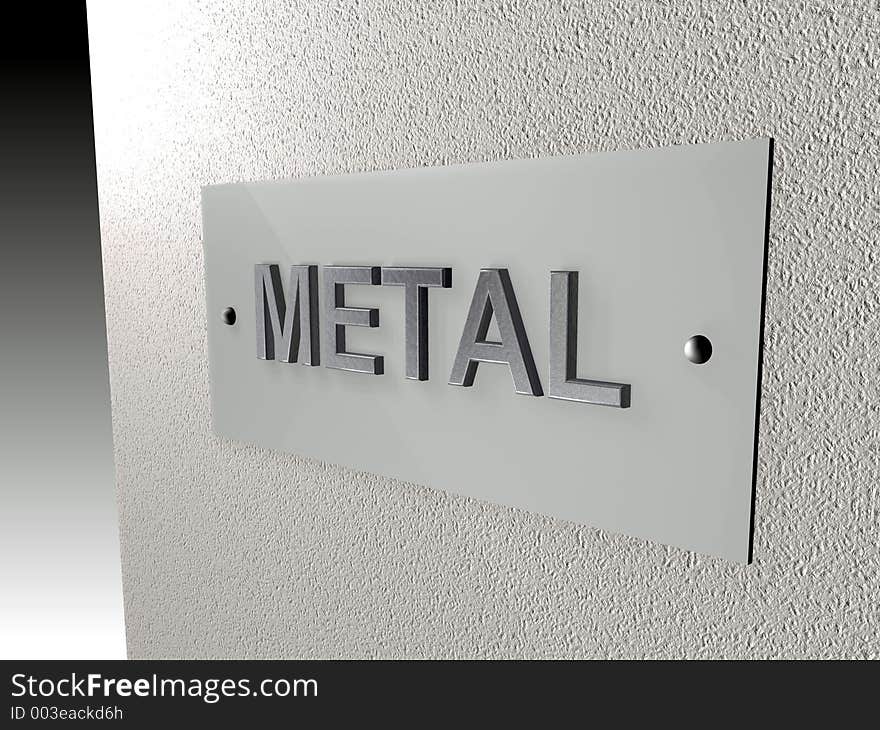 Metal plate