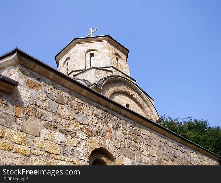 Medieval monastery Tresije. Medieval monastery Tresije