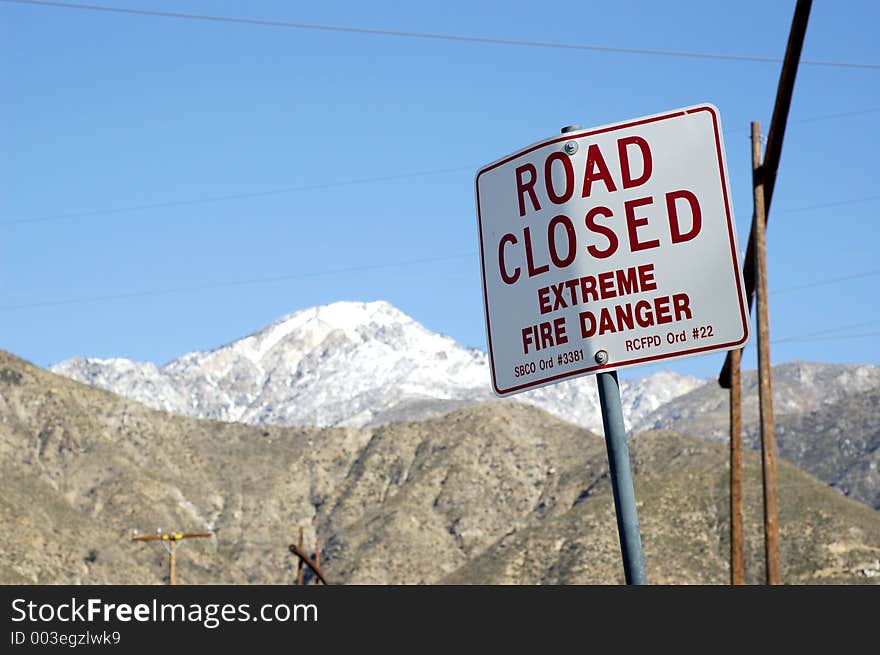 Shot of road sign. Shot of road sign