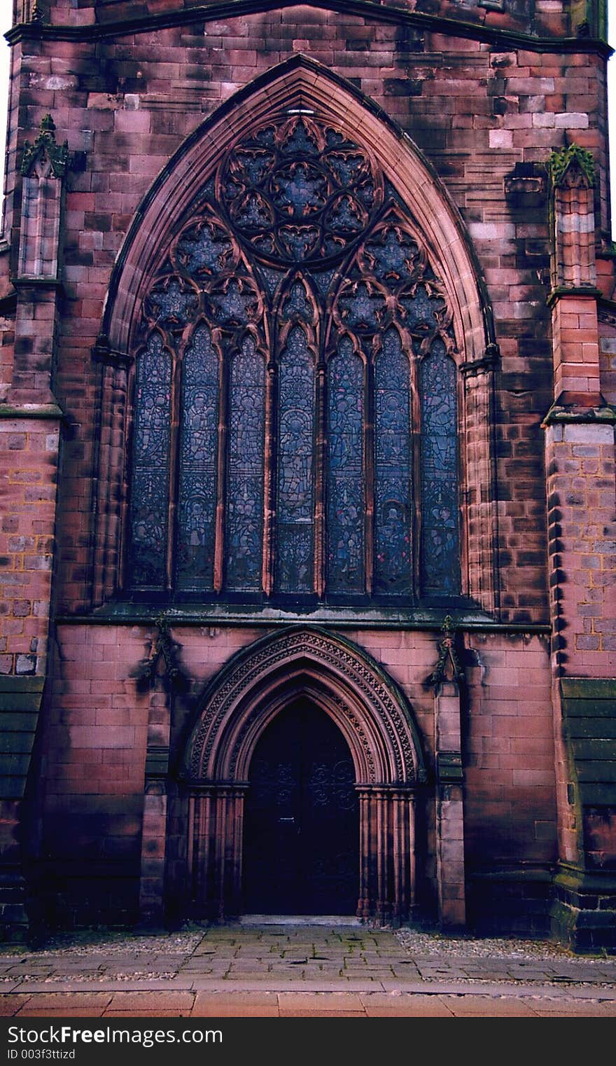 This is a scanned Fuji Superia ISO 100 negative of a Medievel church window, taken at f8. UK.