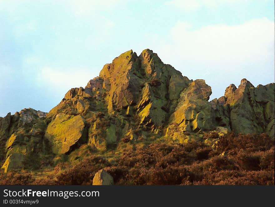 Rocks at Sunset