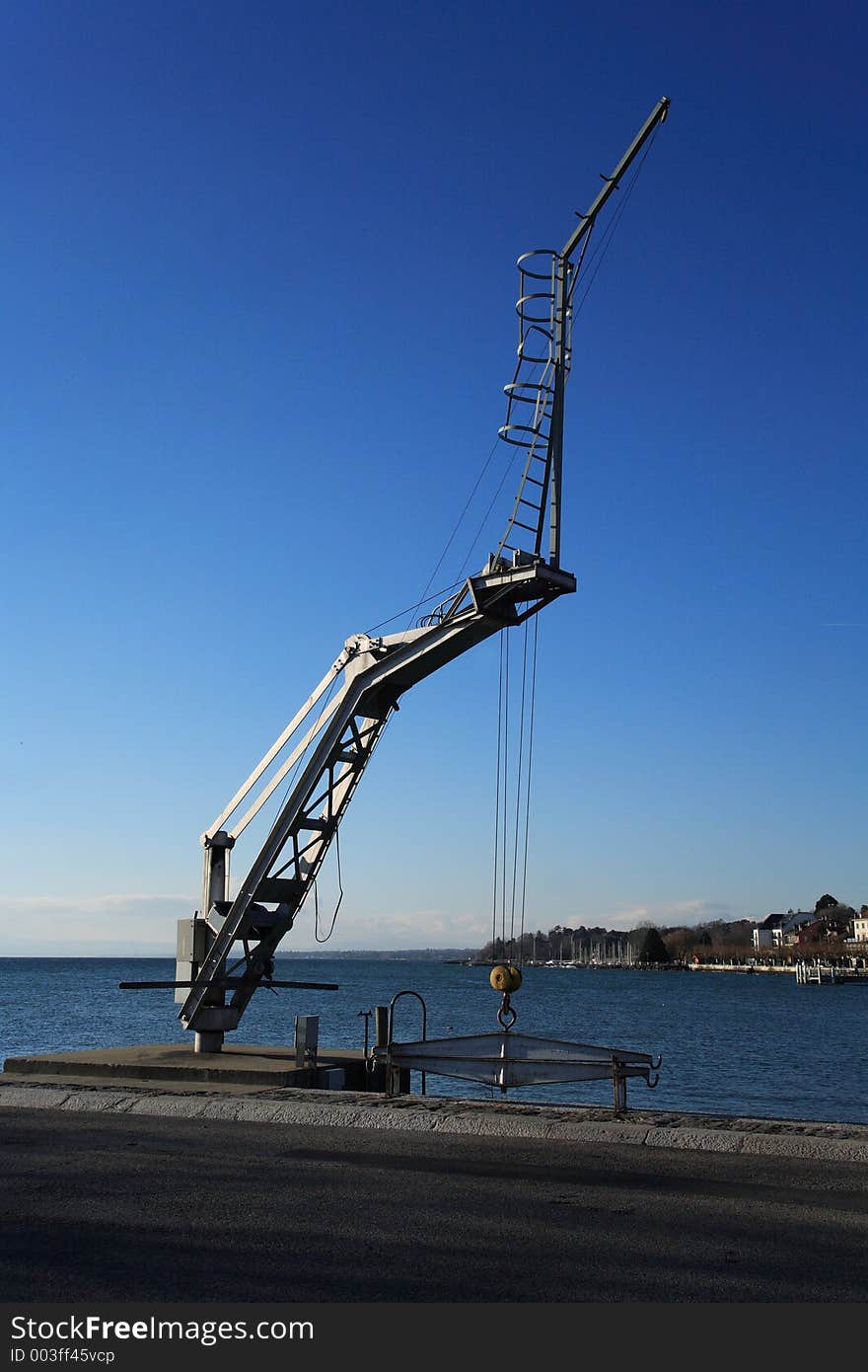 Construction to get boat out of water. Construction to get boat out of water