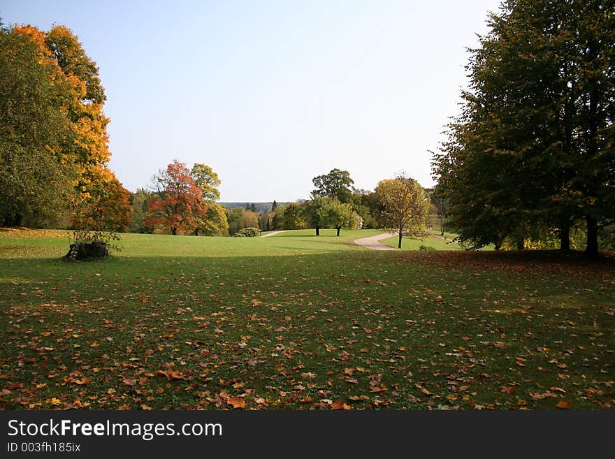 Warm autumn evening in Turaida, Latvia. Warm autumn evening in Turaida, Latvia