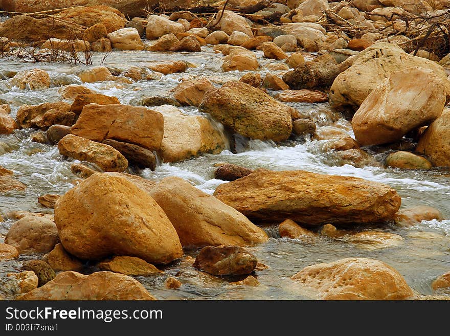 River of stones