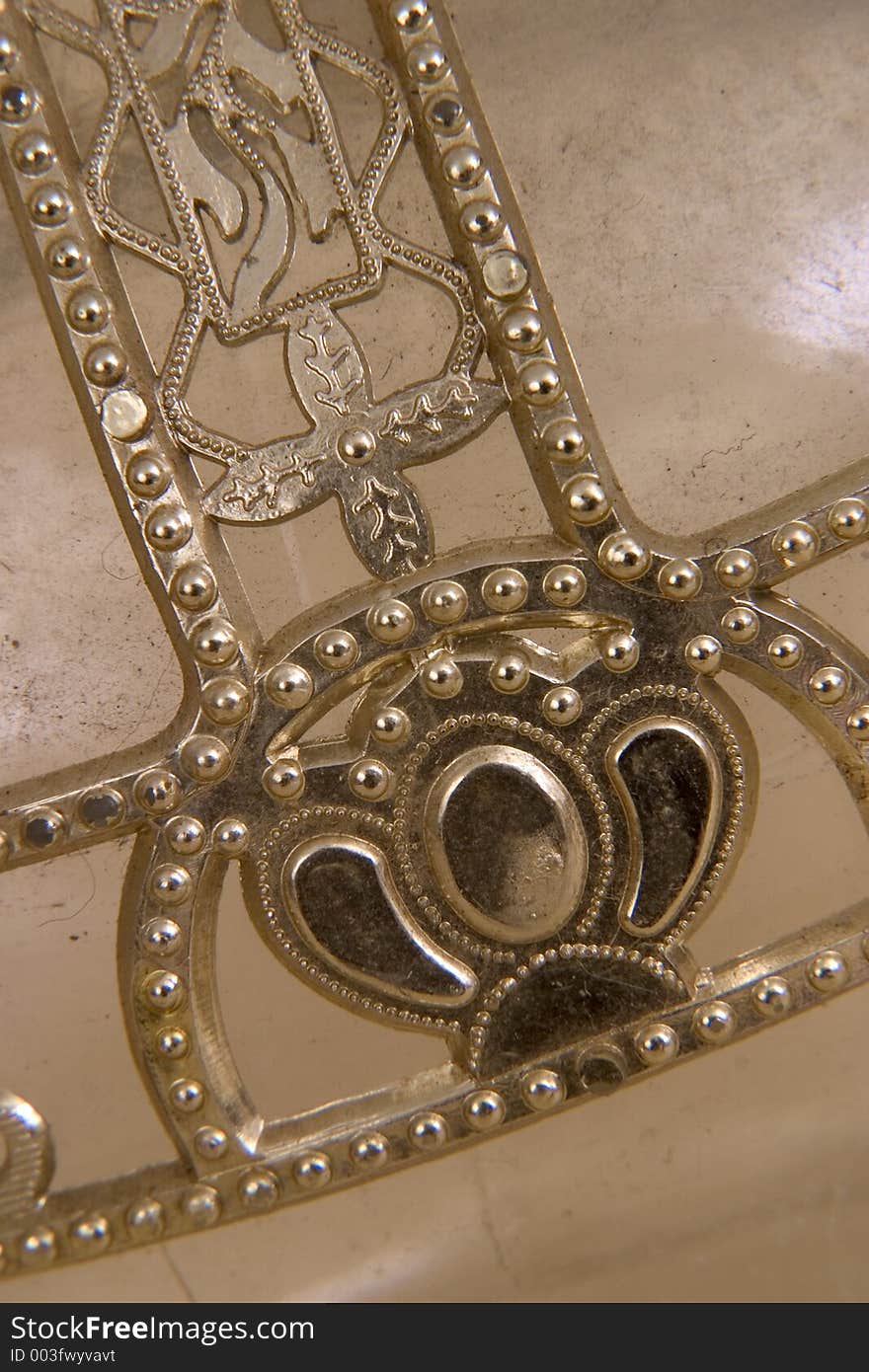 Close up of an ornate bottle. Close up of an ornate bottle.