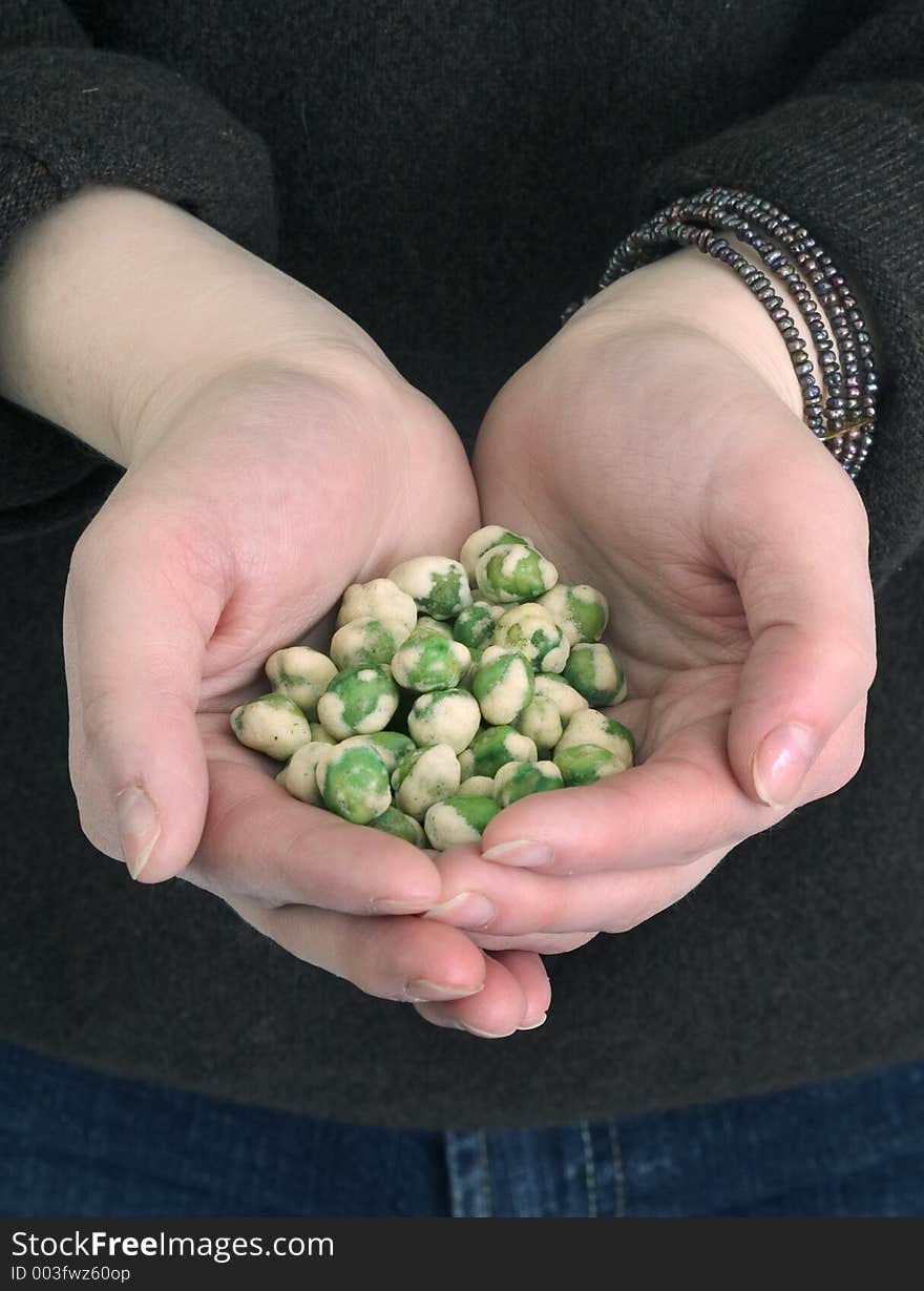 Wasabi Peas. Wasabi Peas