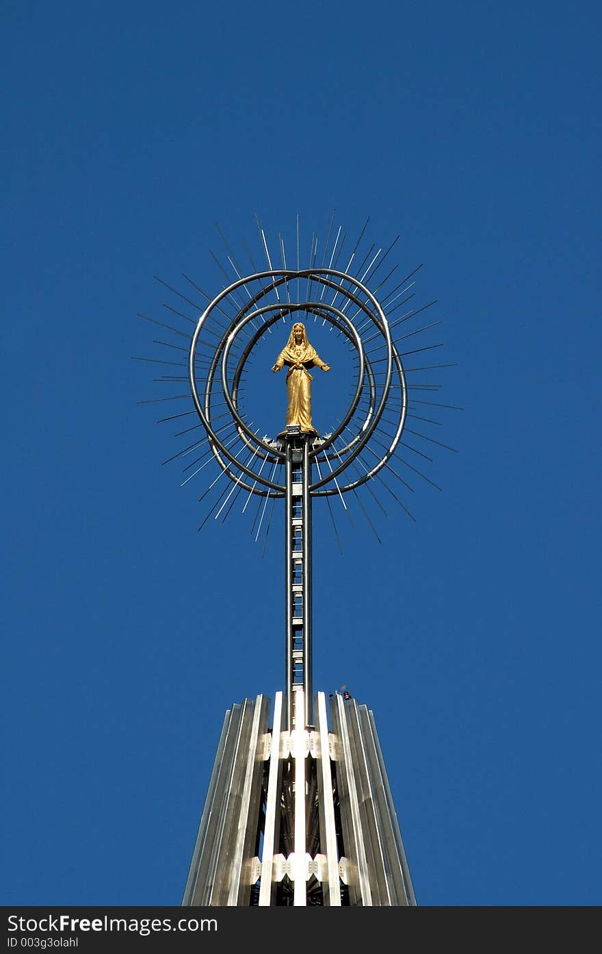 A particular of Our Lady of tears Shrine in Syracuse, Sicily