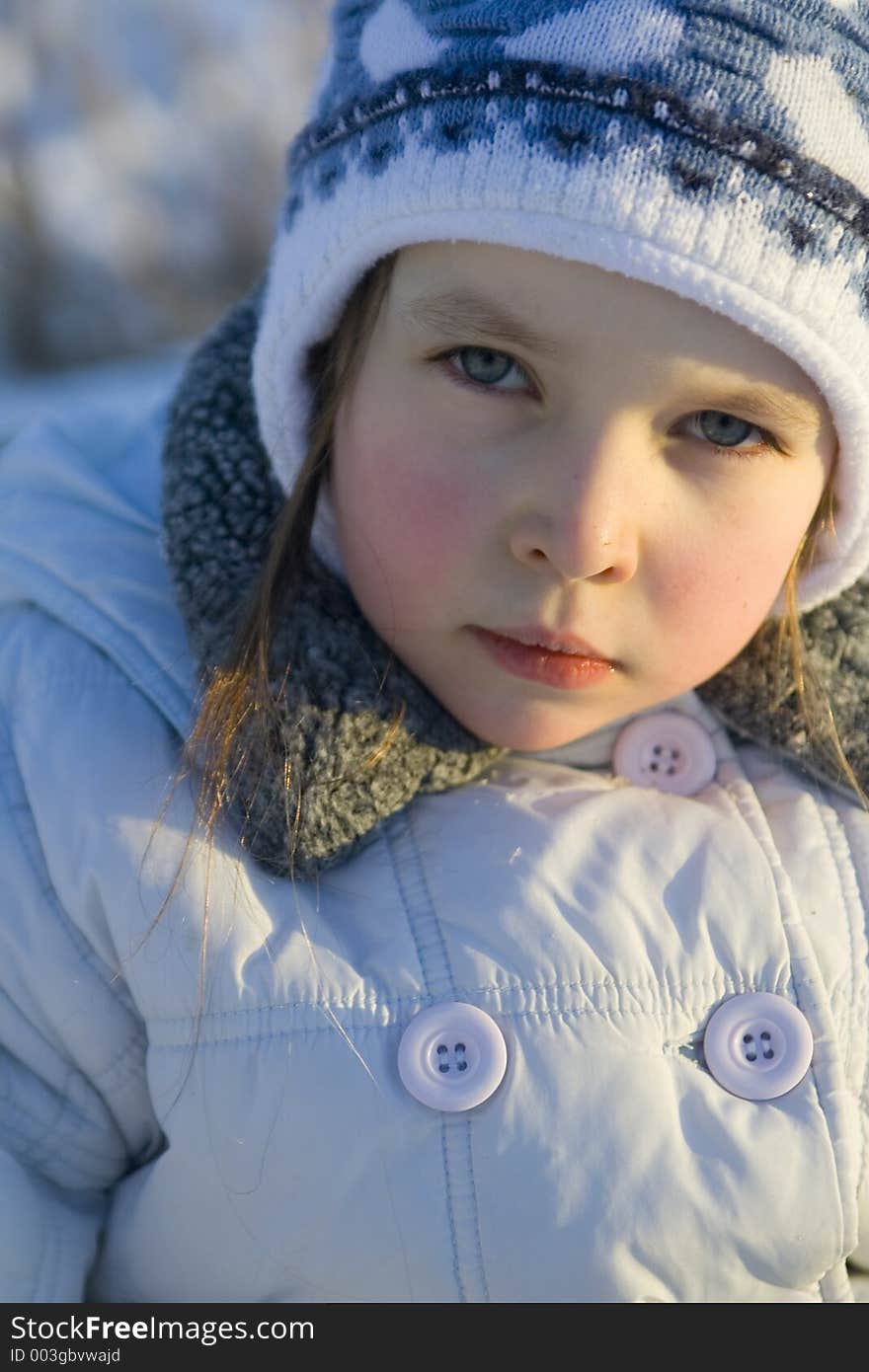 Girl On Winter