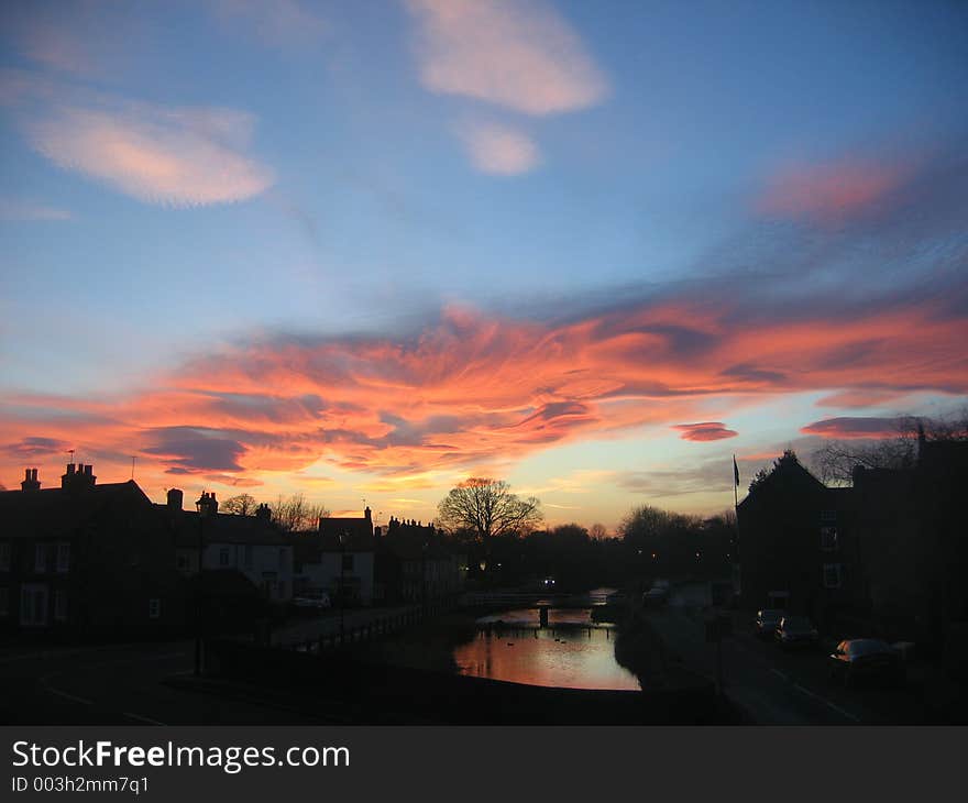 Sunset, Great Ayton