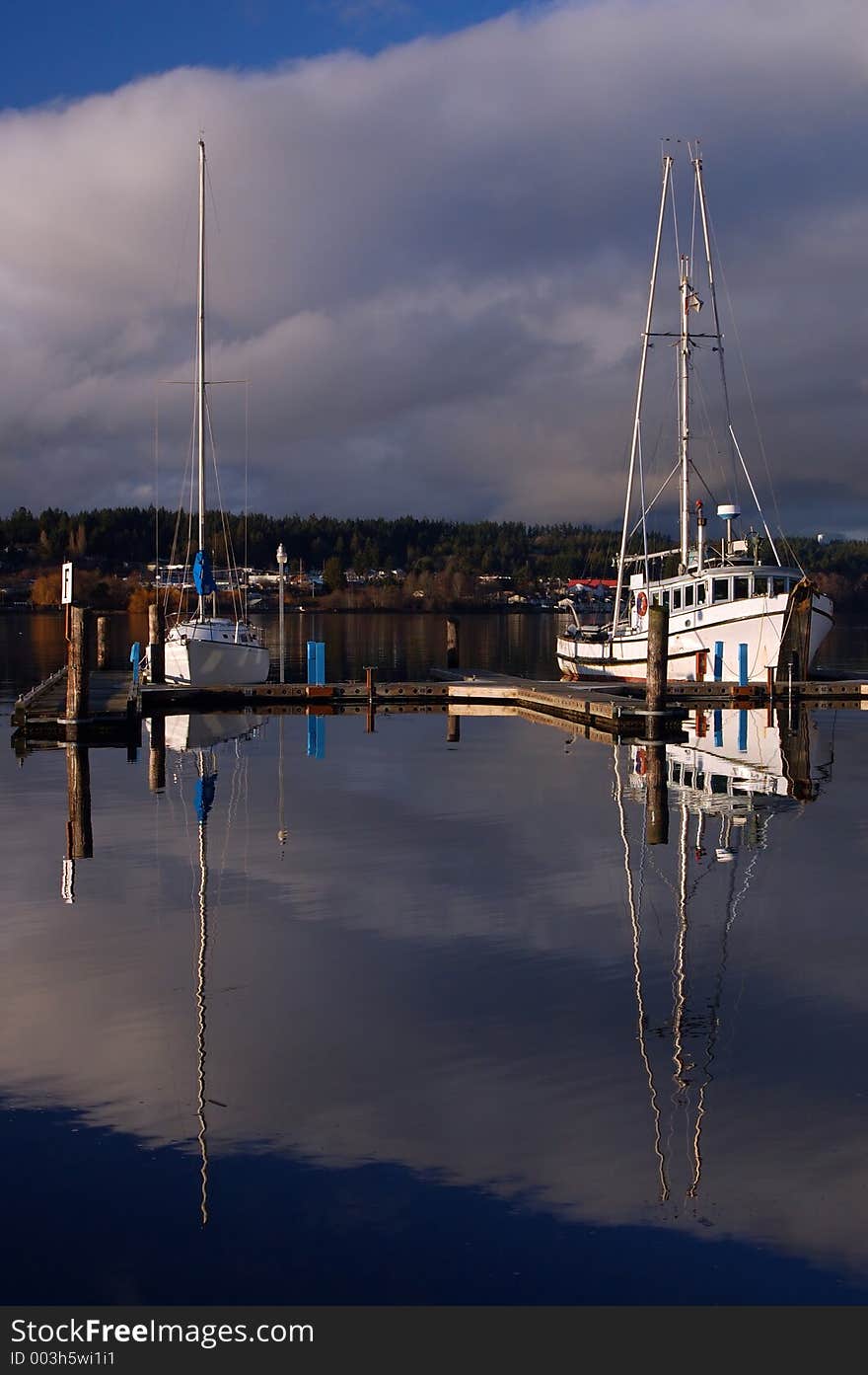 Boats In The Harbor