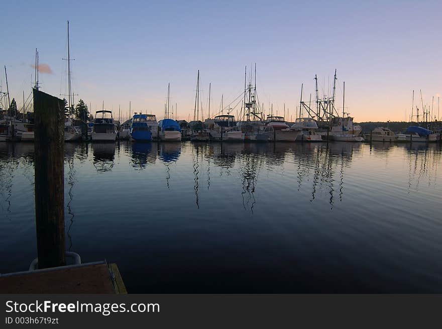 Boats in the marina