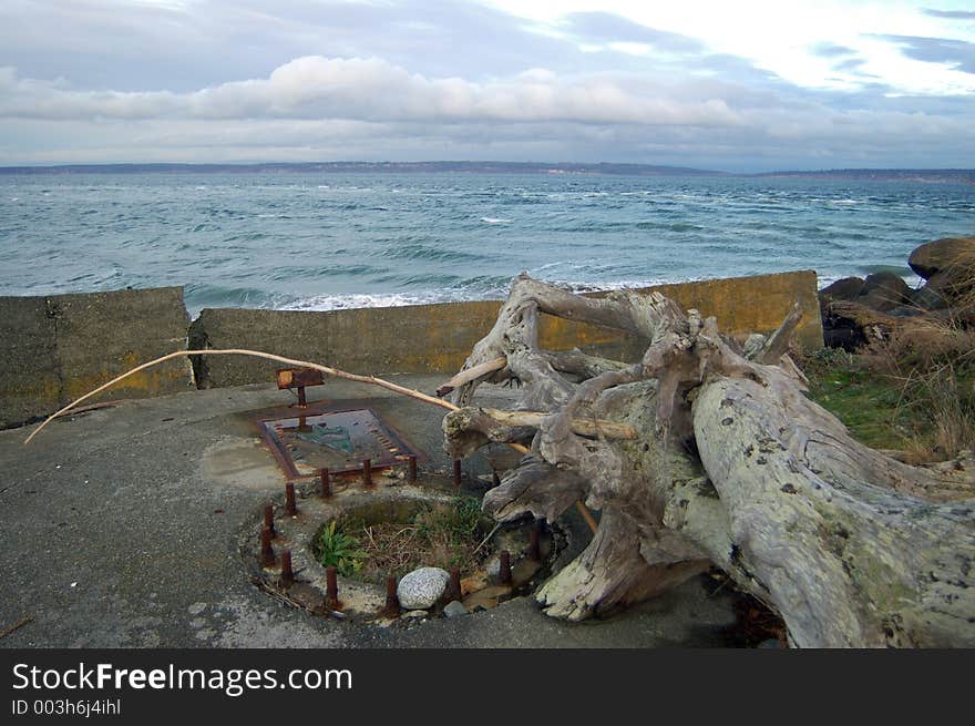 Stormy afternoon in the harbor