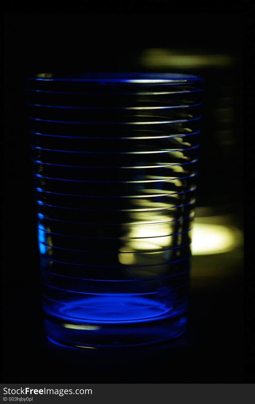 Drinking glasses effected by light. Drinking glasses effected by light