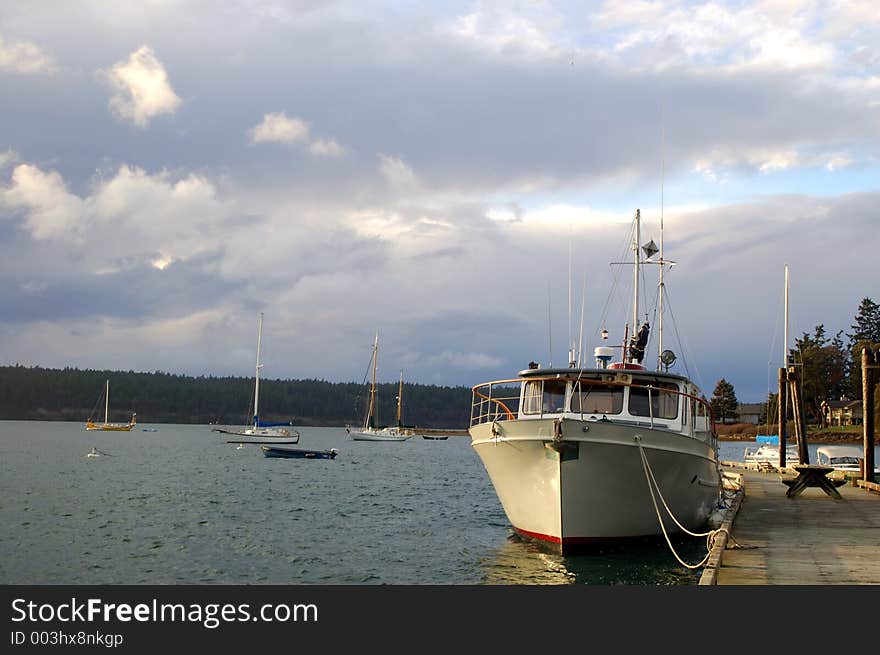 Boats On A Stormy Afternoon