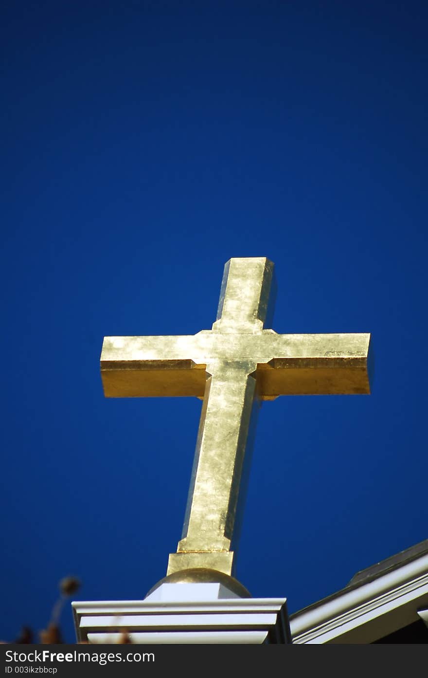 Cross on a church