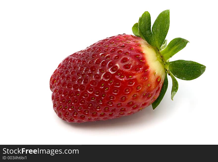 Isolated strawberry