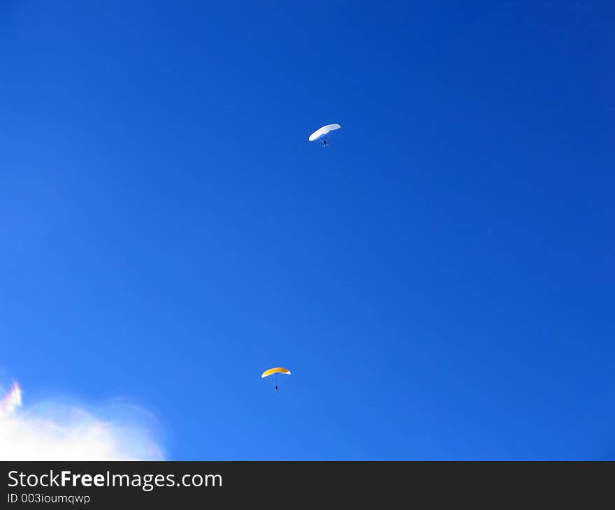 Paragliding in the Mountains