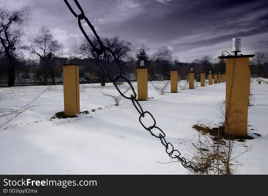 The chain from the alley