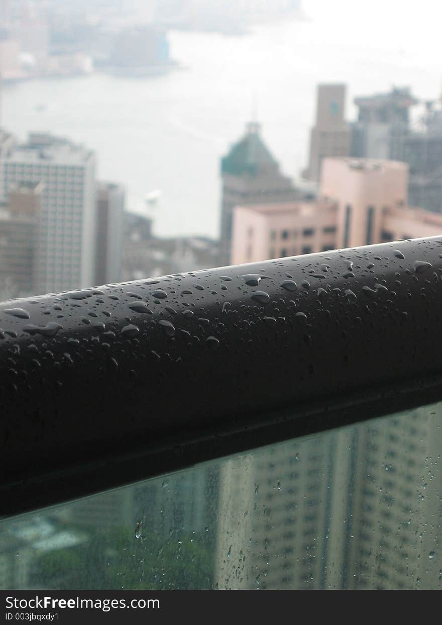 Rainy day in Hong Kong. Rainy day in Hong Kong