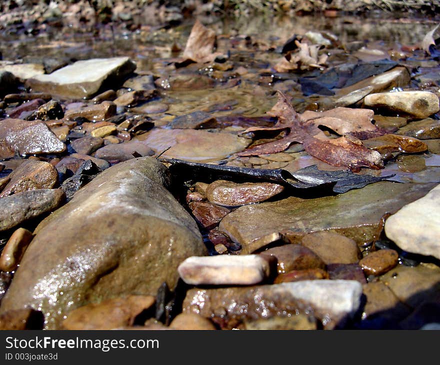 Rocks In A Creek