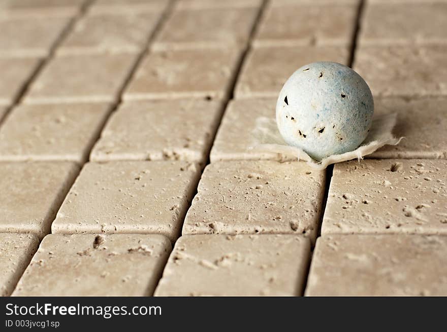 Bath Fizzy On Tiles