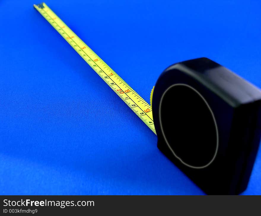 Tape measure facing away