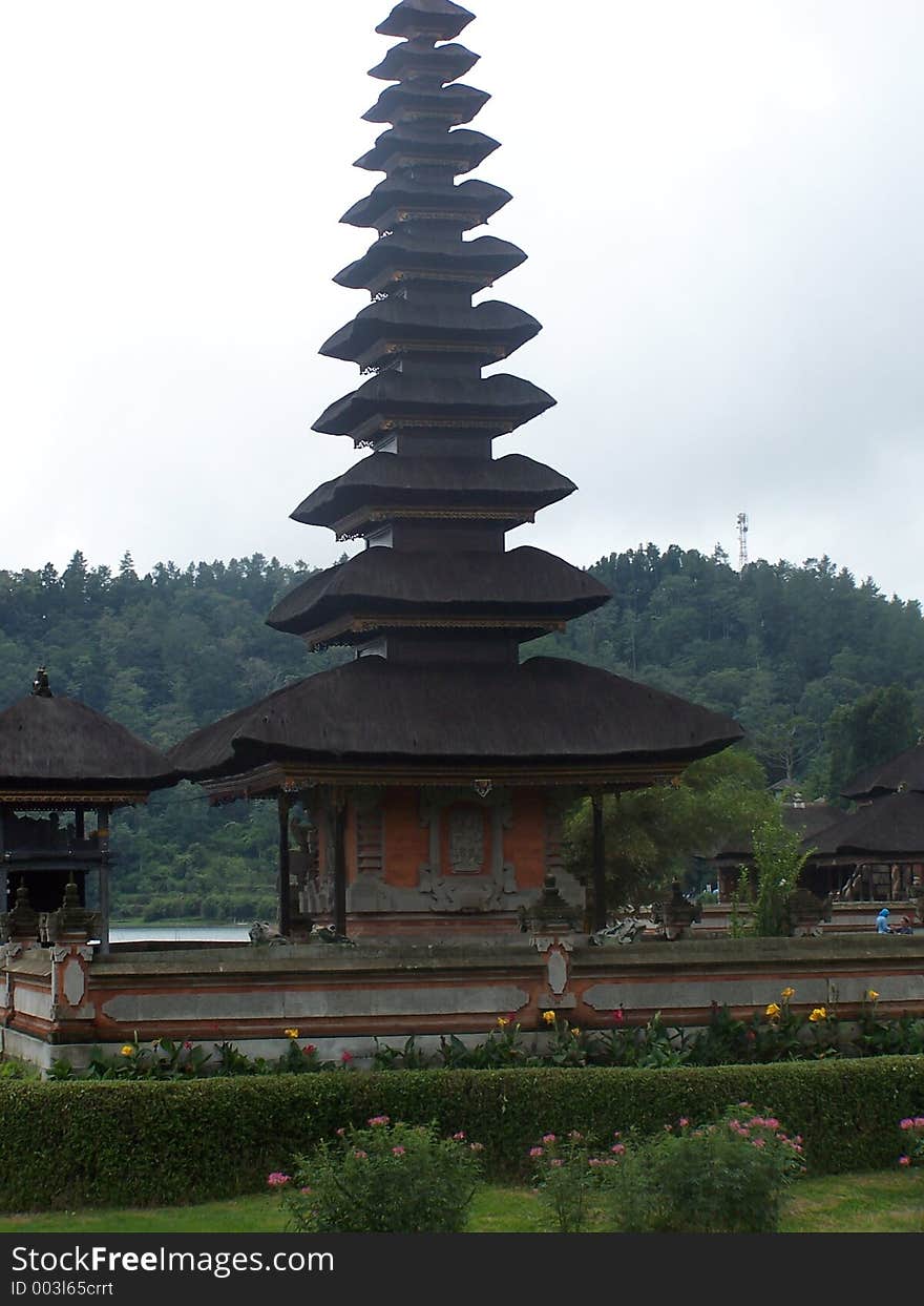 Balinese temple. Balinese temple