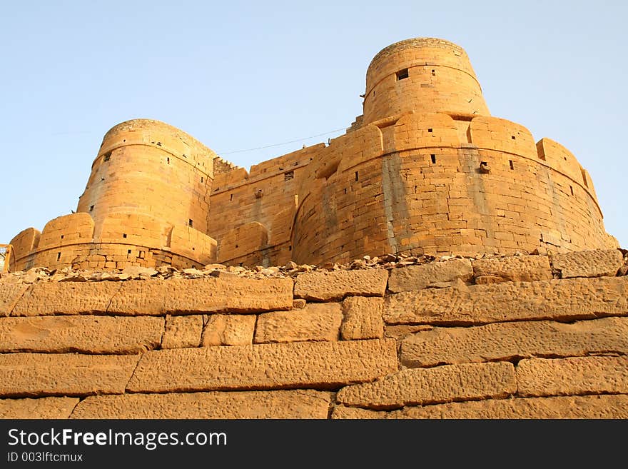 Architecture, Jaisalmer Fort, Rajastan, India. Architecture, Jaisalmer Fort, Rajastan, India